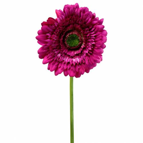 Floristik24 Gerbera umělá fialová 62cm 6ks