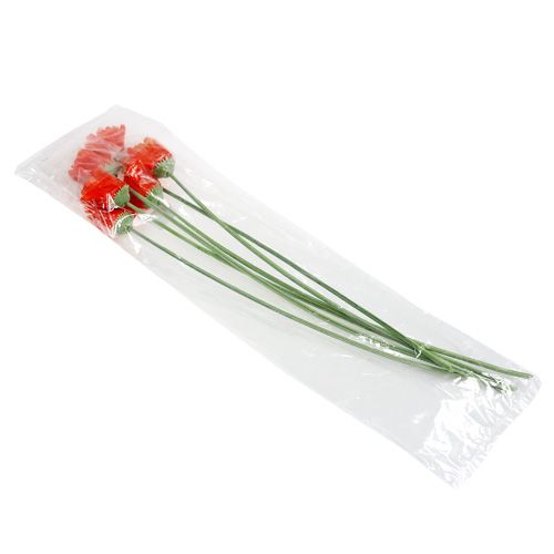 Floristik24 Gerbera oranžová Ø10cm L55cm 6ks