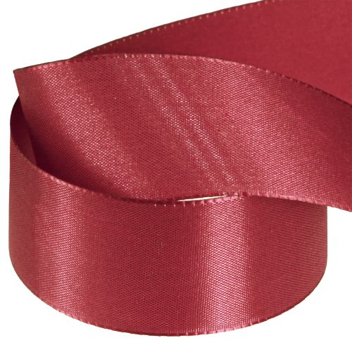 položky Dárková stuha ozdobná stuha taftová bordó 40mm 50m