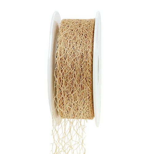 Floristik24 Dárková stuha v karamelu 3cm 10m