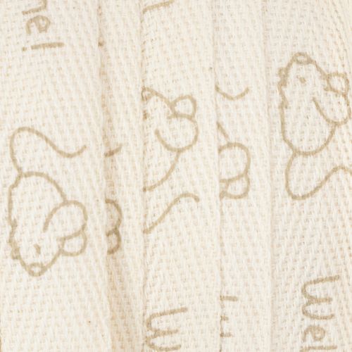 položky Dárková stuha s motivem myšky, ozdobná stuha k narození a křtu, šířka 15 mm, délka 20 m