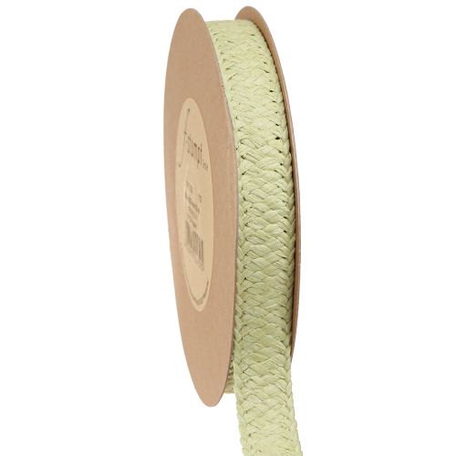 položky Dárková stuha papírová zelená pletená stuha 20mm 10m