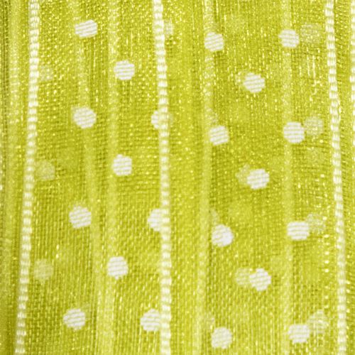 položky Stuha s tečkovaným vzorem pro dekorativní balení dárků, šířka 1,5 cm, délka 20 m