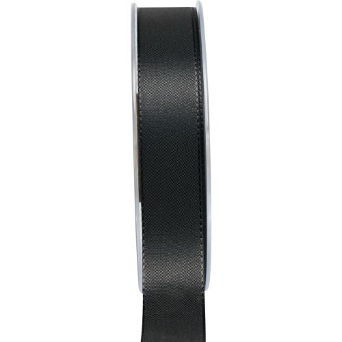 položky Dárková stuha černá smuteční květinová ozdobná stuha 25mm 50m