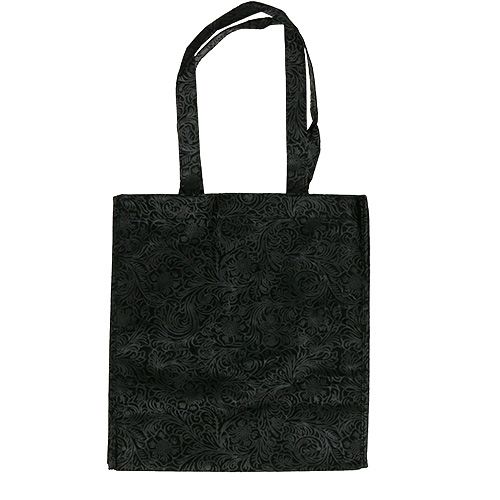 Floristik24 Dárková taška černá 30cm x 33cm 1ks