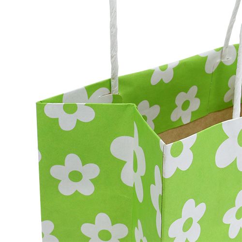 Floristik24 Dárkové sáčky zelené 20cm x 11cm x 25cm 8ks