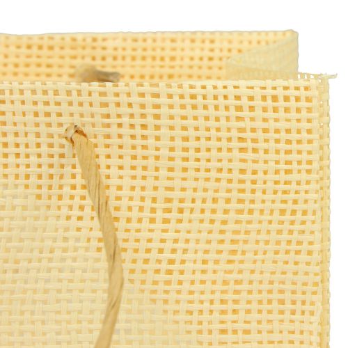položky Dárkové sáčky tkané papírové vanilkové oranžové růžové 20×10×10cm 6ks