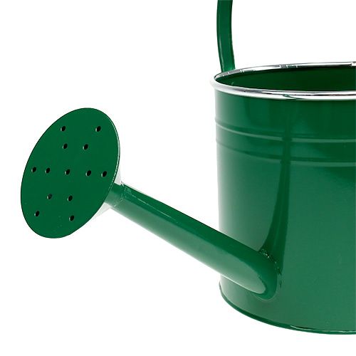 Floristik24 Dekorativní konev tmavě zelená Ø20cm H18cm