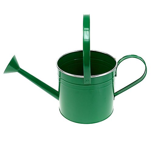 Floristik24 Dekorativní konev tmavě zelená Ø20cm H18cm
