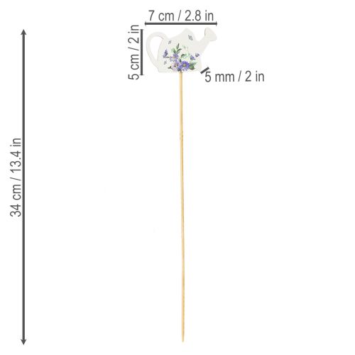 položky Dekorativní kolíky do konví na kytice a balkónové květinové dekorace, 34 cm, 8 kusů