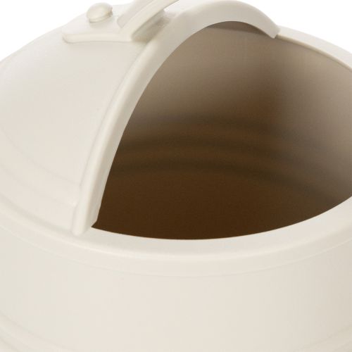 položky Konev na zalévání s odnímatelnou růžovou hlavičkou. Ideální pro pokojové rostliny a balkony. Bílá. 32 cm.