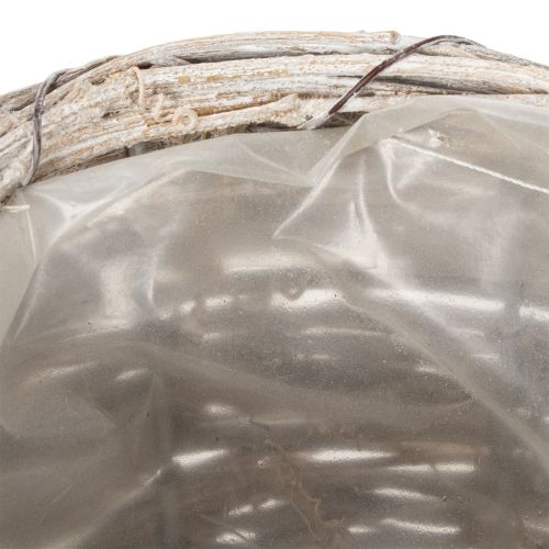 položky Dekorativní konev na zalévání s vkusným tkaným designem pro elegantní bytovou dekoraci, 26 cm