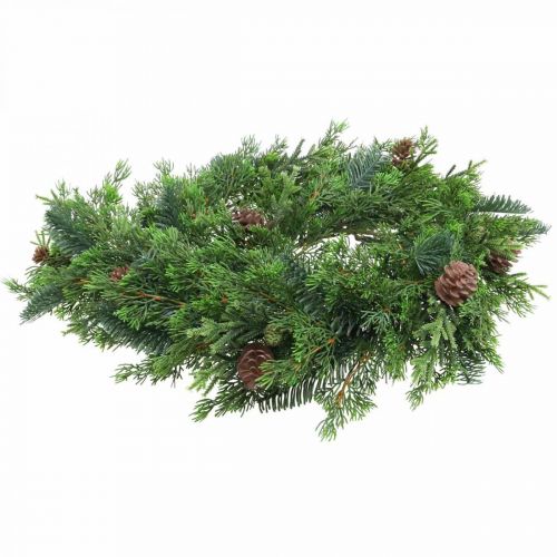 Floristik24 Vánoční girlanda deco girlanda se šiškami zelená 182cm