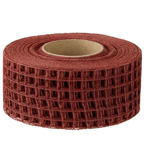 položky Mřížková páska 4,5cm x 10m Bordeaux
