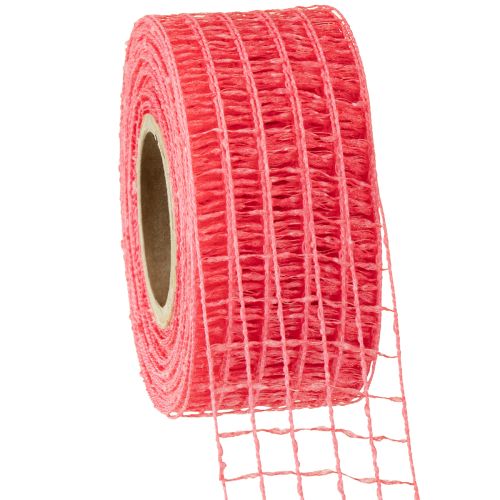 položky Síťovaná páska 4,5cm x 10m růžová