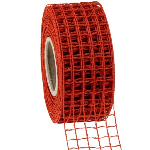 Síťovaná páska 4,5cm x 10m červená