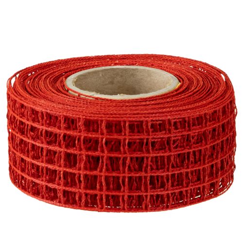 položky Síťovaná páska 4,5cm x 10m červená