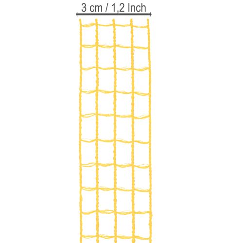 Dekorativní síťovaná páska, různé barvy, 3 cm x 10 m, 7 kusů | Floristik24.cz