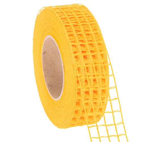Dekorativní síťovaná páska, různé barvy, 3 cm x 10 m, 7 kusů | Floristik24.cz