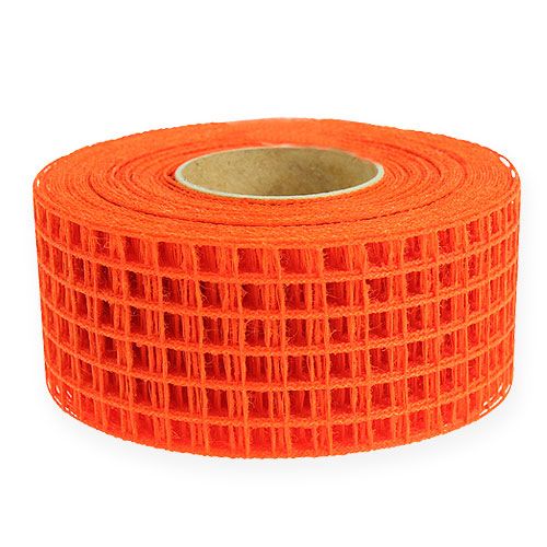 Síťovaná páska 4,5cm x 10m oranžová