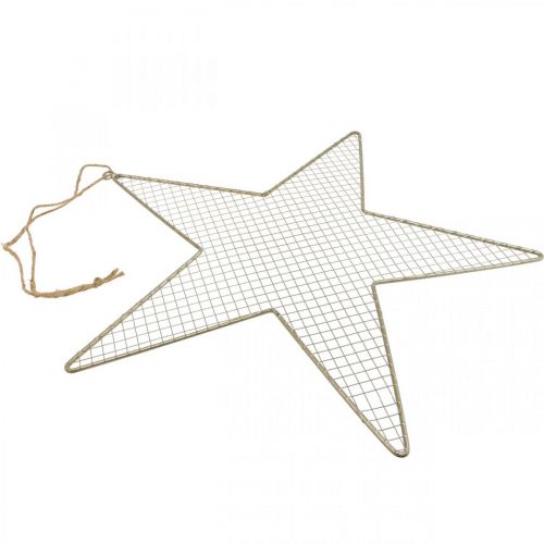 položky Metal Star Mesh Deco Star Metal Deco Gold Ø57cm