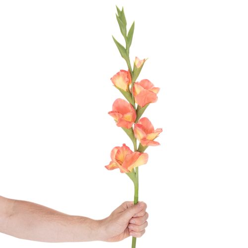 Umělý mečík s mnoha květy na kytici, 88 cm | Floristik24.cz