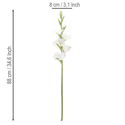 Umělý mečík, dlouhý stonek, do vázy, 88 cm | Floristik24.cz