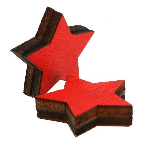 položky Sklenice s hvězdičkami červená 9cm