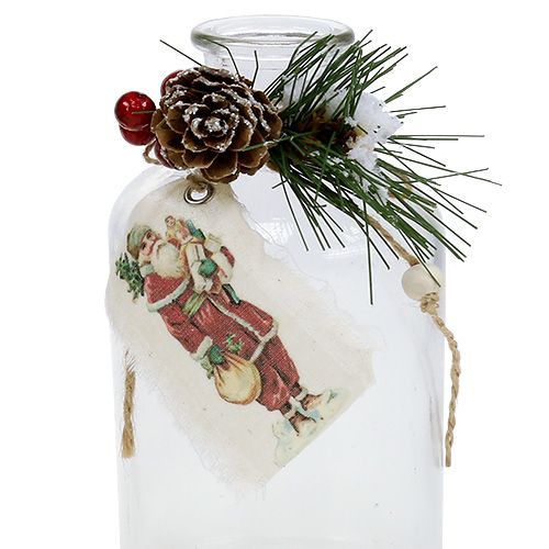 položky Skleněné lahve s vánočními ozdobami 2ks