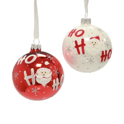 Vánoční koule skleněné Vánoční koule na stromeček Santa Claus 6ks