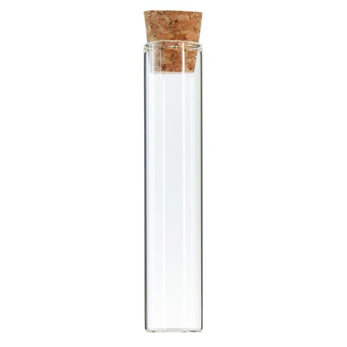 Zkumavka dekorativní skleněné trubičky korky mini vázy H13cm