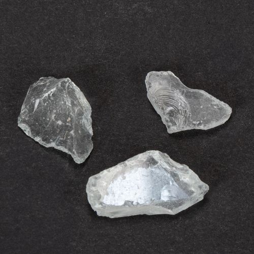 položky Skleněné kameny 25mm - 35mm přírodní barvy 2kg