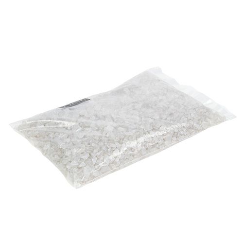 Floristik24 Skleněné kameny 4mm - 10mm perleť 2kg