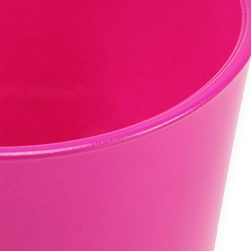 Floristik24 Mini stolní váza růžová Ø10cm V9cm