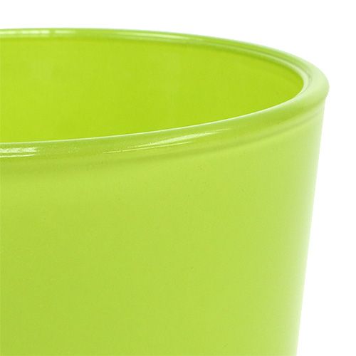 Floristik24 Skleněný květináč zelený Ø10cm V9cm