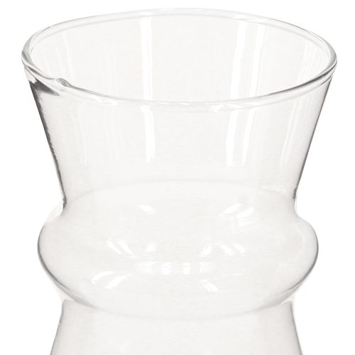 položky Skleněná váza hyacintová váza dekorativní váza transparentní Ø7cm V13cm