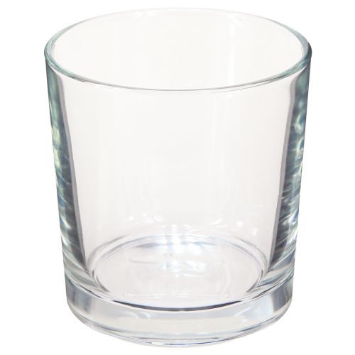 položky Skleněná váza válec stolní váza transparentní Ø11,5cm V12cm