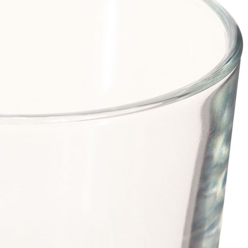 položky Skleněná váza válec stolní váza transparentní Ø11,5cm V12cm