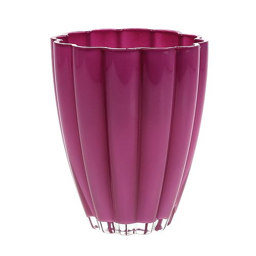 Floristik24 Skleněná váza &quot;Bloom&quot; Erika Ø14cm H17cm