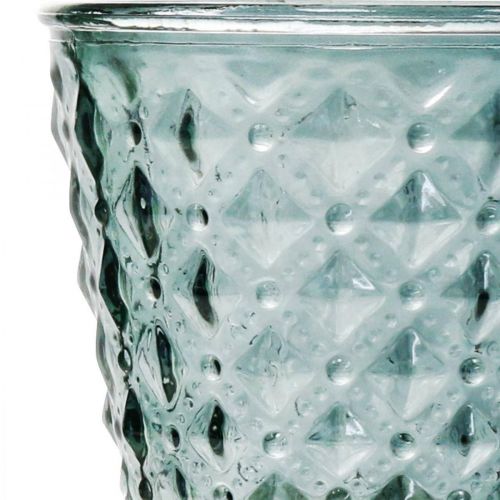 Floristik24 Trofejní sklenice s patkou, skleněná lucerna Ø11cm V15,5cm