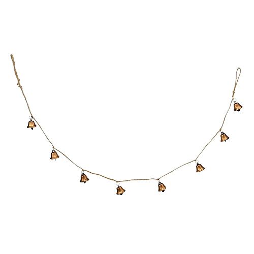 Floristik24 Zvonková girlanda měděná 1m