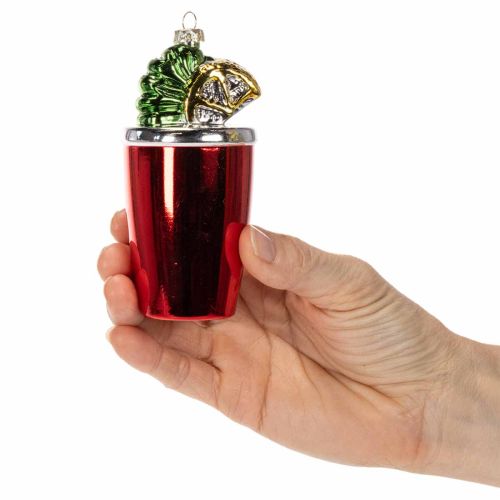 Mini koktejlové ozdoby k zavěšení na vánoční stromeček, 14 cm, 6 kusů | Floristik24.cz