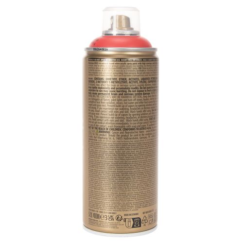 Malinová barva ve spreji na povrchy a dekorace Montana Gold Red 400ml | Floristik24.cz