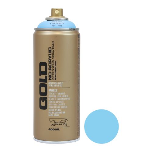 Barva ve spreji světle modrá barva ve spreji Montana Gold baby blue 400ml