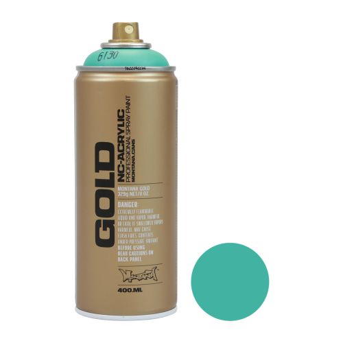 Barva ve spreji zelená barva ve spreji Montana Gold Acrylic Malachite 400ml