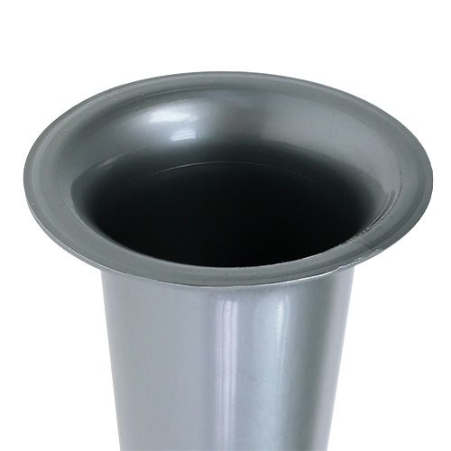 položky Náhrobní váza stříbrná 28,5 cm