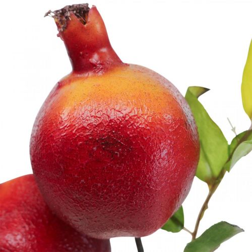 Floristik24 Dekorativní větvička dekorace granátové jablko, dekorativní ovoce, dekorativní granátové jablko 39cm
