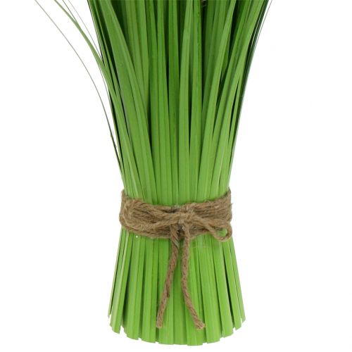 Floristik24 Trs trávy s květy bílé 70cm