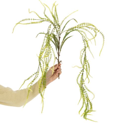 položky Umělá rostlina ze zelených štětin prosa pro elegantní závěsné dekorace, stylové doplňky do místnosti, 114 cm