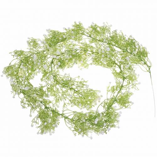 Floristik24 Girlanda Gypsophila bílá 180cm